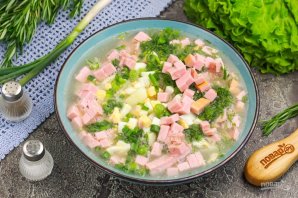 Окрошка с квасом - фото шаг 8