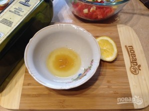 Салат из булгура с яблоком, сельдереем и перцем - фото шаг 8