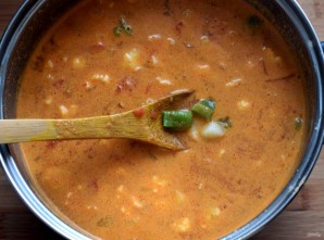 Суп томатный с овощами и плавленым сыром - фото шаг 6