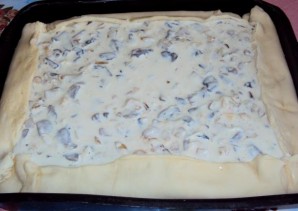 Пирог с грибами заливной - фото шаг 3