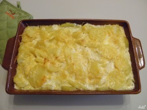 Картофель, запеченный в духовке с сыром - фото шаг 7