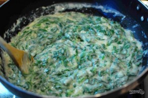Сливочный шпинат в духовке - фото шаг 9