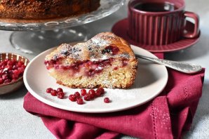 Открытый пирог с брусникой - фото шаг 17