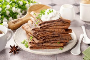 Шоколадные блинчики - фото шаг 12