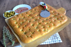 Итальянский хлеб с розмарином в духовке - фото шаг 12