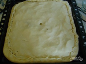 Пирог из пирожкового теста в духовке - фото шаг 5