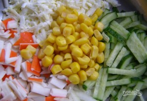 Салат из кукурузы и яиц - фото шаг 5