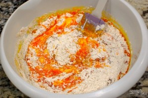 Морковный пирог с начинкой из сливочного сыра - фото шаг 6