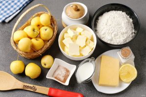 Сырные пирожки с яблоками - фото шаг 1