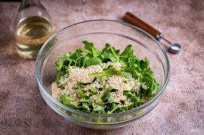 Салат с курицей и рукколой - фото шаг 10