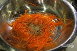 Салат "Корейская морковь" - фото шаг 2