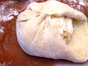 Осетинский пирог с сыром и картофелем - фото шаг 4