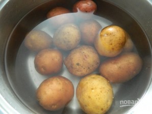 Картофельные шарики с ветчиной и сыром - фото шаг 1