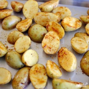 Пряный картофель по-французски - фото шаг 8