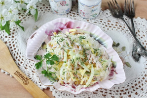 Итальянский салат с фунчозой - фото шаг 10