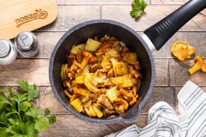 Крем-суп из лисичек - фото шаг 7