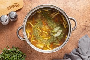 Постный суп с гречкой - фото шаг 8