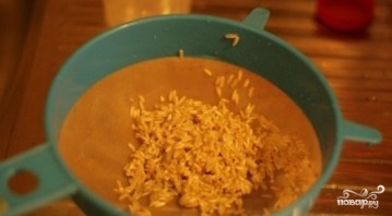 Коричневый рис в мультиварке - фото шаг 1