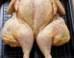 Домашняя курица в духовке   - фото шаг 3