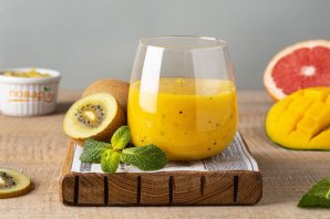Коктейль из манго, киви и грейпфрута - фото шаг 5