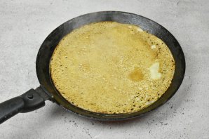 Заварные блинчики на йогурте - фото шаг 10