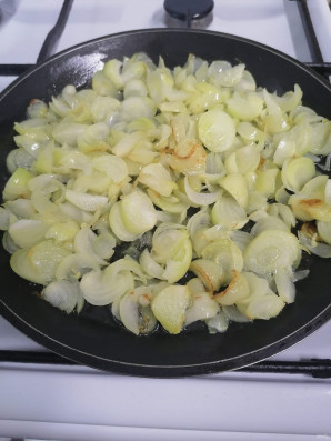 Торт из свиной печени с полентой "Bravolli" - фото шаг 5