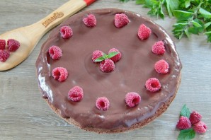 Шоколадный листовой торт с цуккини - фото шаг 11