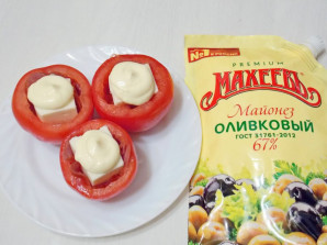 Закусочные помидорки с майонезом "Махеев" - фото шаг 5