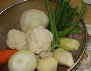 Овощной суп с грибами   - фото шаг 1