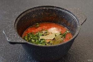 Итальянский томатный соус на зиму - фото шаг 6