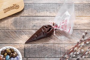 Шоколадные гнёзда на Пасху - фото шаг 5