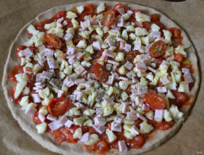 Пицца с томатным соусом без сахара и крахмала  - фото шаг 14