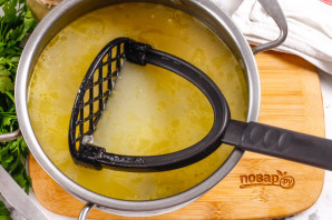 Сырный суп без блендера - фото шаг 5