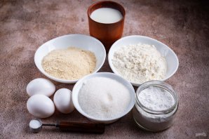 Кекс сухарный на кефире - фото шаг 1