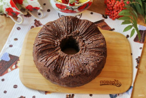 Шоколадный кекс с кабачком - фото шаг 15