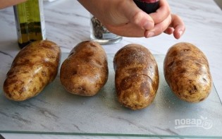 Запеченная картошка в кожуре - фото шаг 4