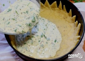 Пирог с сыром и зеленью - фото шаг 9