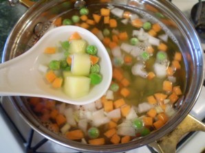 Простой овощной суп - фото шаг 4