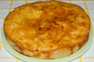 Пирог с сулугуни и зеленью - фото шаг 5