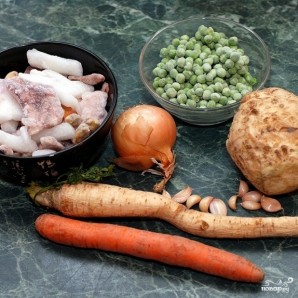 Басмати с овощами и морепродуктами - фото шаг 1