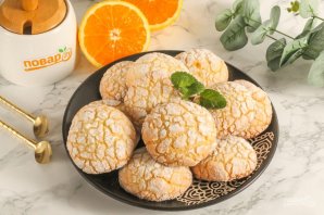 Апельсиновое печенье с трещинками - фото шаг 8