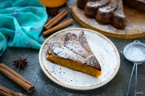 Постный тыквенный пирог - фото шаг 11