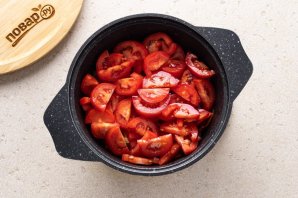 Перец с луком и томатами на зиму - фото шаг 6
