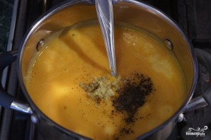 Суп-пюре из тыквы с сельдереем - фото шаг 3
