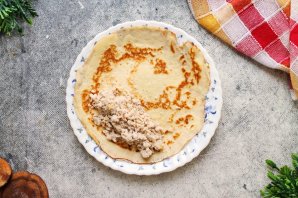 Блинчики, фаршированные мясом - фото шаг 11