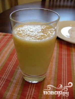 Витаминный напиток из апельсина и миндаля - фото шаг 5