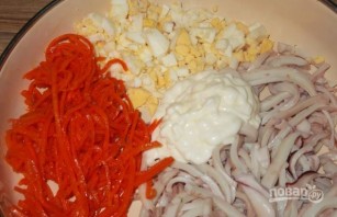 Морковный салат с яйцом - фото шаг 4