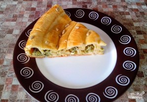 Пирог со шпинатом и сыром - фото шаг 9