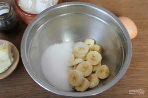Песочное печенье с бананом - фото шаг 2