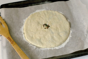 Осетинский пирог с мангольдом - фото шаг 11